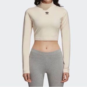 Adidas cropped long sleeve